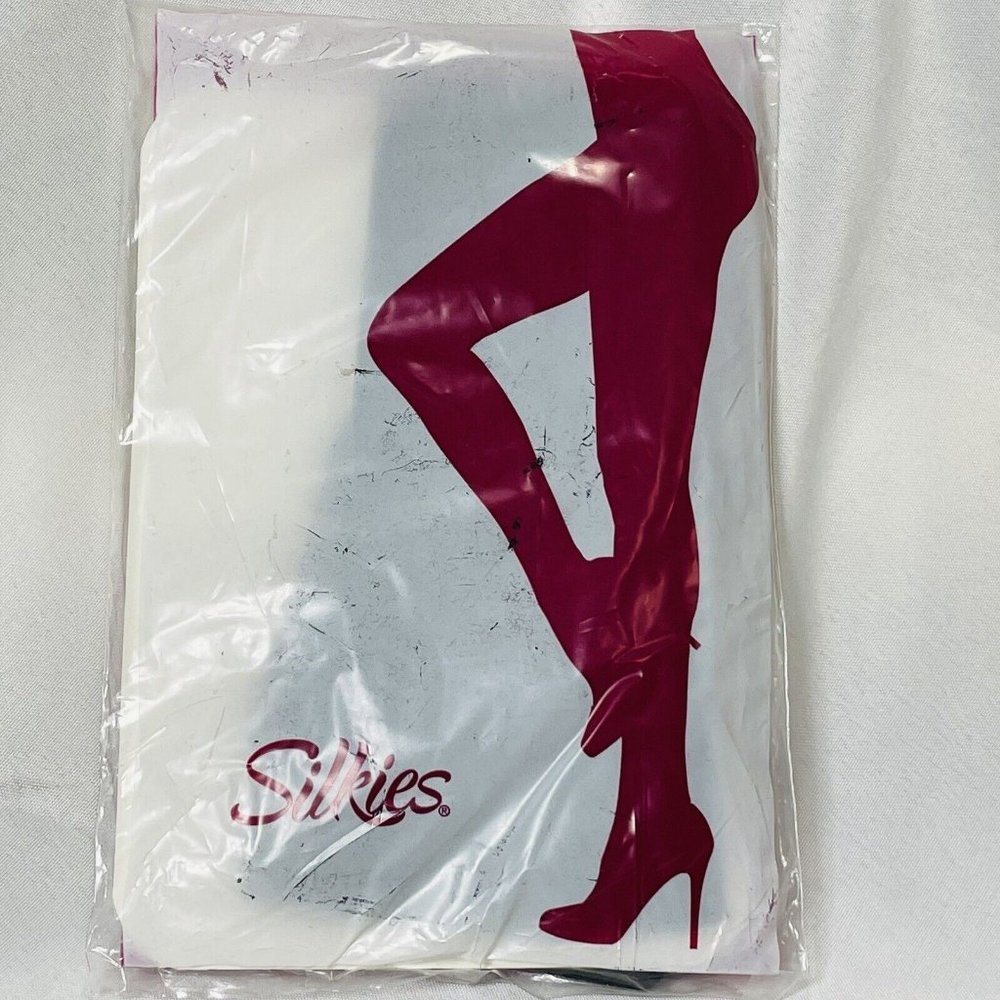 Silkies 2 Pack Trouser Socks Dark Brown Microfiber NEW Queen Size 911423